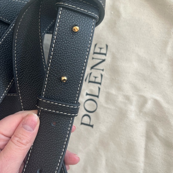 Polene Mokki Black Leather Bag - Picture 14 of 16